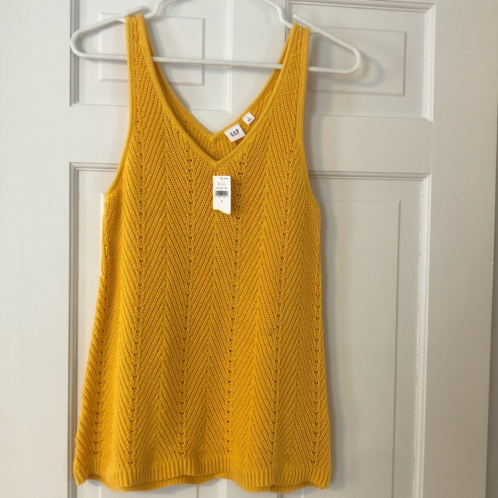 Gap knit tank top